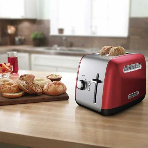 Tostador de Pan 2 Rebanadas Rojo KITCHEN AID KMT2115ER
