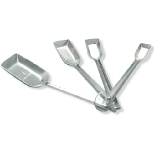 Cuchara Cuadrada de Acero Inoxidable para Medir, Set de 4 Piezas KING METAL MSP3