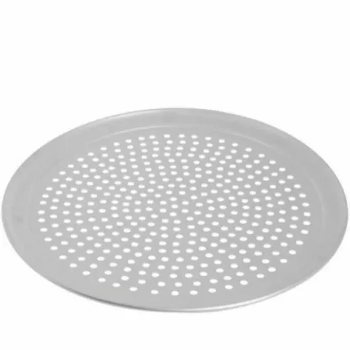 Molde para Pizza Perforado Wide Rim de 50 Centimetros / 20 Pulgadas king metal ptwp20