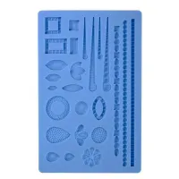 Molde de Silicon Fondant de Varias Figuras  25 Cavidades  MASTER CHEF BCM-RM-10