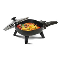 Sarten Electrico de Tapa de Vidrio de 6 Pulgadas CONTINENTAL CE23721CR