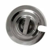 Tapa de Bano Maria de Acero Inoxidable con Abertura de  2-1/2 Quartos KING METAL INC02