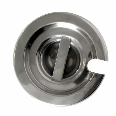 Tapa de Bano Maria de Acero Inoxidable con Abertura de  2-1/2 Quartos KING METAL INC02
