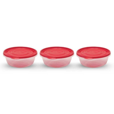 Contenedor Takealongs Cuadrado de 5 Tazas, Set de 4 Unidades RUBBERMAID 2086733