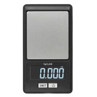 Romana Digital de Usb Recargable de Color Negro de 11 Libras TAYLOR 1250BKT