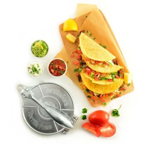 Prensa de Aluminio para Hacer Tortillas de 8 Pulgadas NORPRO 1068