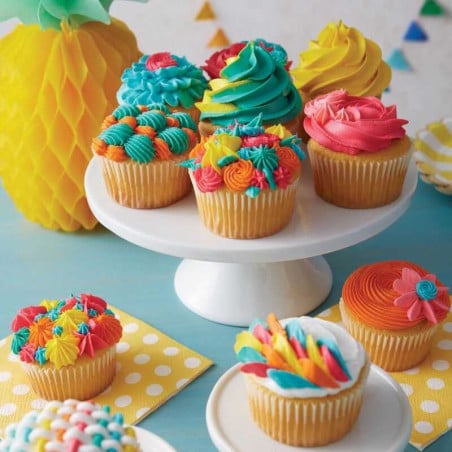 Juego de Decoracion para Cupcakes, 12 Piezas. WILTON 2104-1364