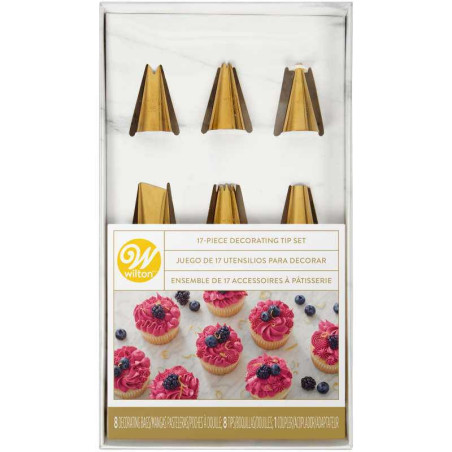Juego Boquillas para Decorar, Set de 17 Piezas WILTON 418-0-0009