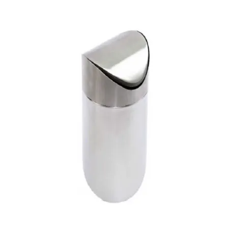 Basurero de Acero Inoxidable de 11.9 x 23 Centimetros KING METAL MWC9