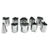 Cortadores para Galletas Surtido,  Set de 10 Piezas MASTER CHEF 0760866