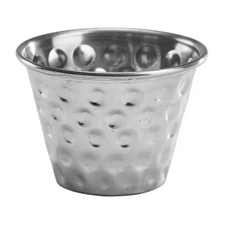 Salsera Martillada de Acero Inoxidable de 45 Mililitros KING METAL SC15H