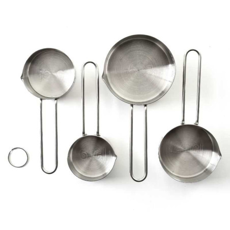 Set de Tazas Medidoras de Acero Inoxidable NORPRO 3055