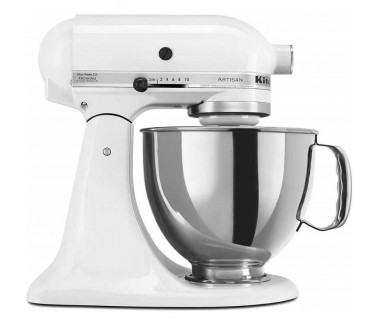 Batidora Artisan K150 de 5 Cuartos, Color Negra KITCHEN AID KSM150PSOB