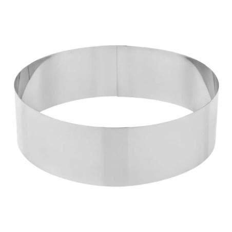 Aro Redondo de Acero Inoxidable de 8 x 4.5 Centimetros KING METAL CRR8