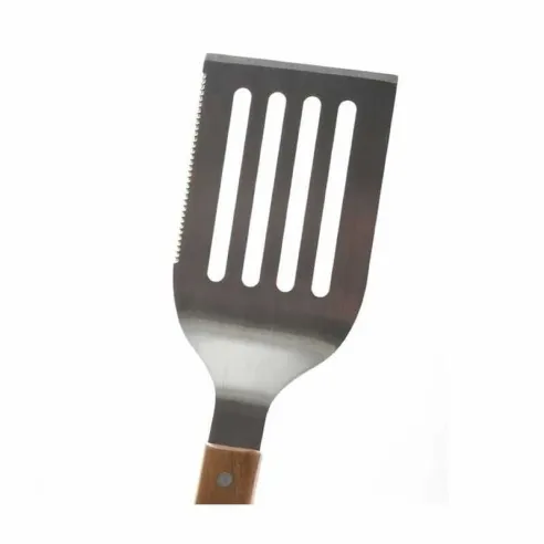 Espatula Ranurada con Mango de Madera para BBQ de 19 Pulgadas NORPRO 856
