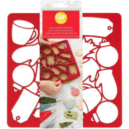 Cortador de Galletas  con Figuras Navidenas, 14 Disenos navideno 2304-0-0013