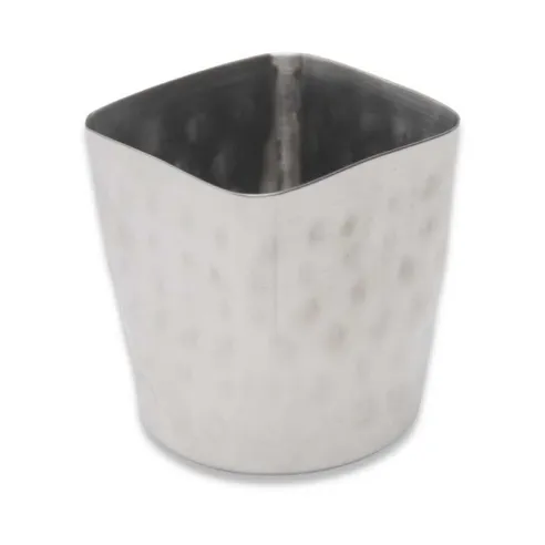 Recipiente con  Acabado Martillado para Papas Fritas de 3-5/16 Pulgadas KING METAL FFSQ85H