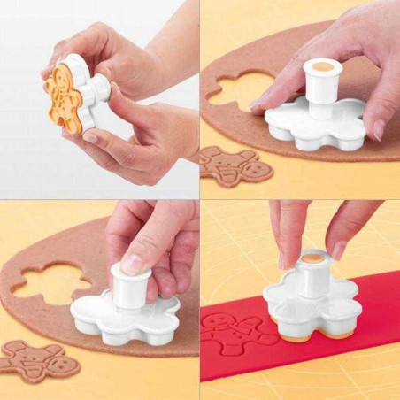 Cortador para Galleta con Forma de Muneco de Jengibre, Set de 2 Unidades TESCOMA 630858