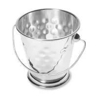 Balde Martillado Mediano de 9 x 6 x 9 Centimetros KING METAL BKT9HM