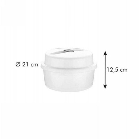 Vaporera de Plastico Blanco para Microondas TESCOMA 705010