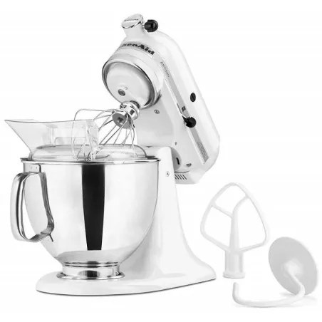 Batidora KitchenAid Artisan Blanca K150 4.7 L, Potencia y Elegancia KITCHEN AID KSM150PSWH
