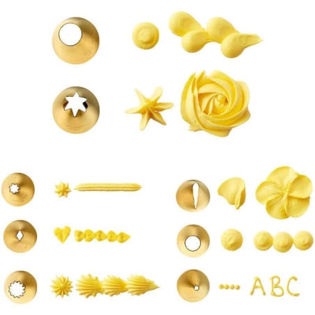 Juego Boquillas para Decorar, Set de 17 Piezas WILTON 418-0-0009