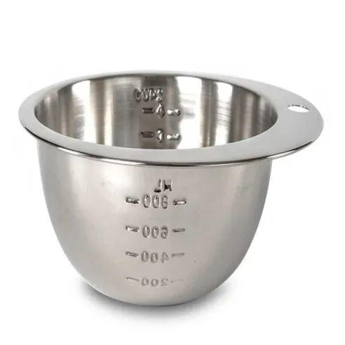 Bowl de Acero Inoxidable con Medidas de  27 Onzas KING METAL MB27