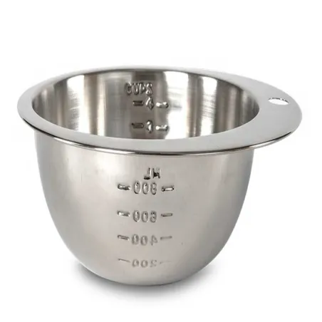 Bowl de Acero Inoxidable con Medidas de  27 Onzas KING METAL MB27