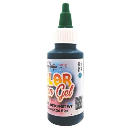 Colorante en Gel Verde Agua de 70 Mililitros CHERRY AND CAKE AC51-070