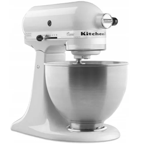 Batidora KitchenAid Classic K45 Blanca 4.5 L: Potencia y Versatilidad KITCHEN AID K45SSWH