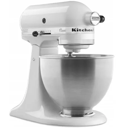 Batidora KitchenAid Classic K45 Blanca 4.5 L: Potencia y Versatilidad KITCHEN AID K45SSWH