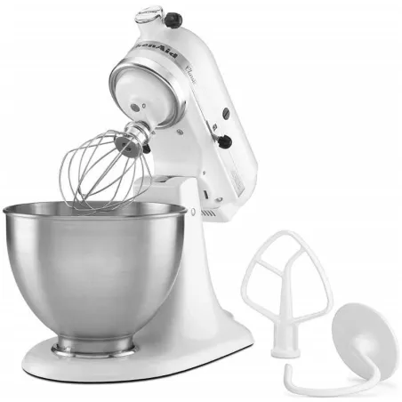Batidora KitchenAid Classic K45 Blanca 4.5 L: Potencia y Versatilidad KITCHEN AID K45SSWH