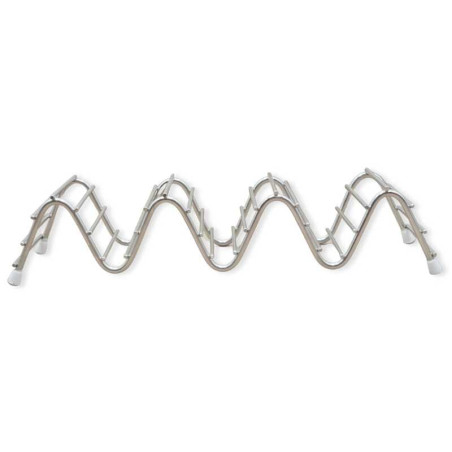 Rack para Taco de Acero Inoxidable con Divisiones de Alambre de 3  & 4 Divisiones KING METAL TRW3