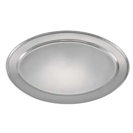 Platon Ovalado de Acero Inoxidable de 10 Pulgadas / 25 Centimetros KING METAL OP25