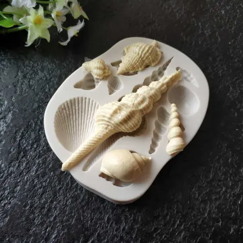 Molde de Silicon Figuras de Conchas del Mar MASTER CHEF 0760845