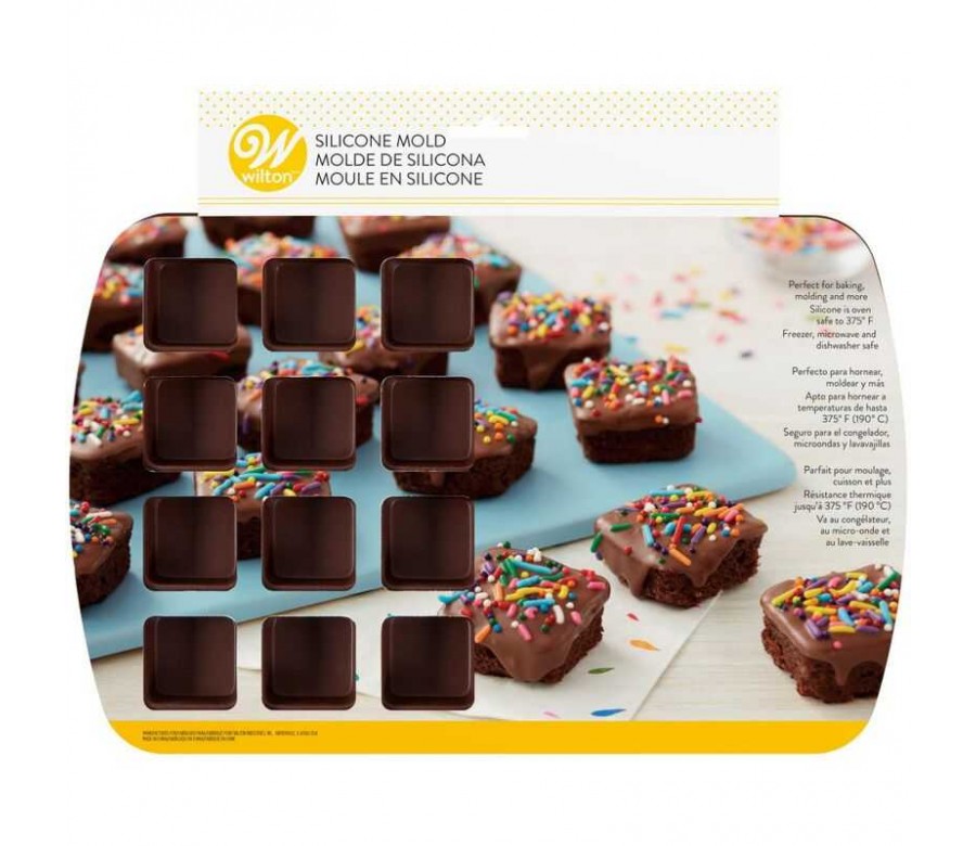 Moldes De Silicona Para Brownie Para Muffins Magdalenas