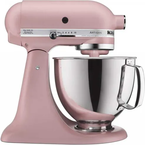 Batidora KitchenAid Artisan Rosada 4.7L KSM150PSDR con 10 Velocidades Ajustables KITCHEN AID KSM150PSDR