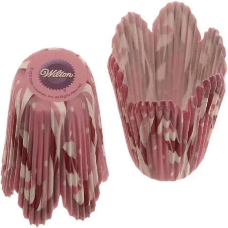 Capsulas para Mini Cupcakes de Baston Navideno, 48 Unidades wilton 415-0531