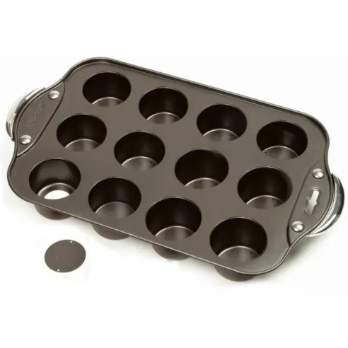 Molde con Fondo Falso para Chessecake de 12 Cavidades NORPRO 3919