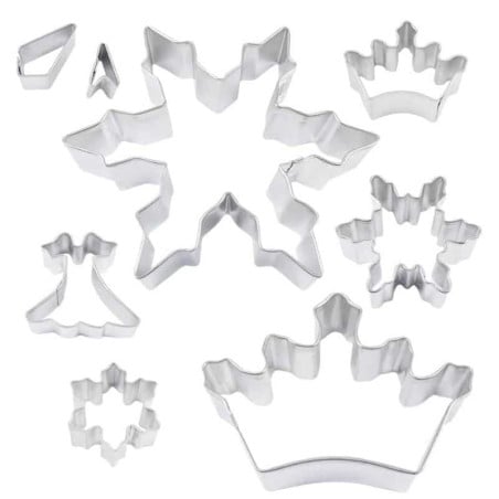 Cortador para Galletas Navidenas Surtidas, Set de 8 Unidades R Y M 5118