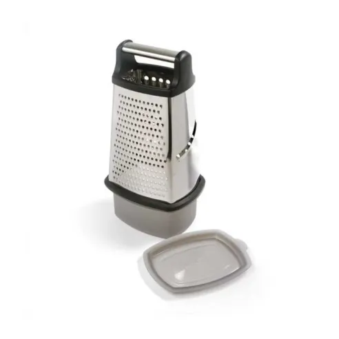 Rallador de 4 Caras de  Acero Inoxidable con Recipiente NORPRO 325