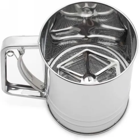Tamizador de Harina de Acero Inoxidable, 4 Tazas. FOX RUN BRANDS 4654