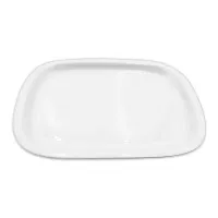 Plato Rectangular de Porcelana 12 Pulgadas Blanco CATER MAX 13763-3