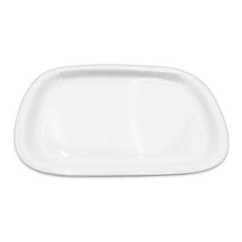 Plato Rectangular de Porcelana 12 Pulgadas Blanco CATER MAX 13763-3