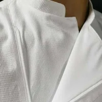 Gabacha Ice Cool de Manga Corta de Color Blanco Talla M CHECKEDOUT CU1126D002000Y-M 2