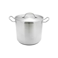 Olla de Stock de Acero Inoxidable con Tapa  de 20 Quartos THUNDER SLSPS4020