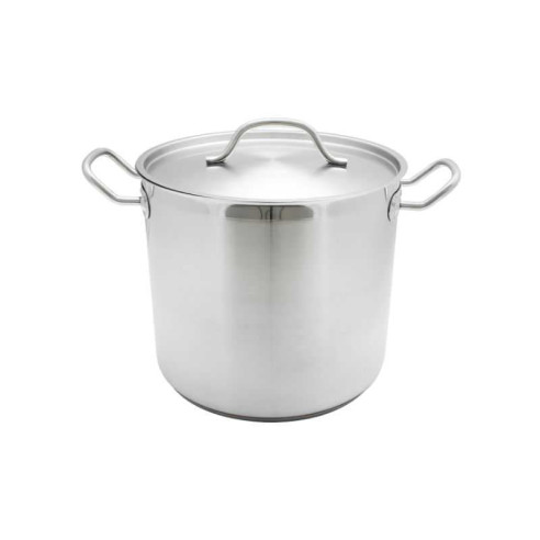 Olla de Stock de Acero Inoxidable con Tapa  de 20 Quartos THUNDER SLSPS4020