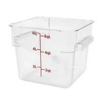 Contenedor Cuadrado Policarbonato 6 Litros THUNDER PLSFT006PC