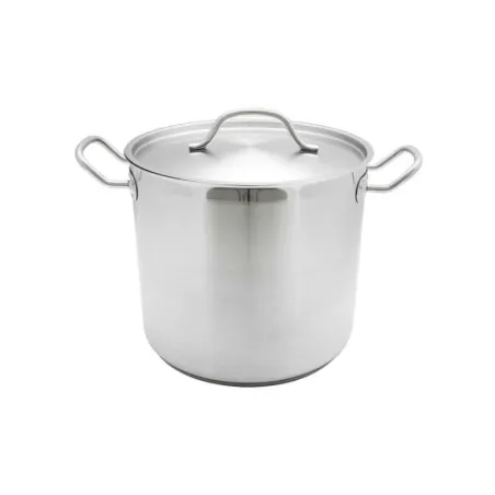 Olla Stock Acero Inoxidable con Tapa 24 Qts THUNDER SLSPS4024