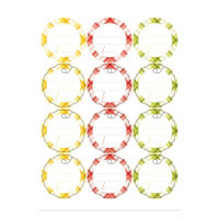 Etiquetas de Carton Redondas para Frascos
 TESCOMA 895292